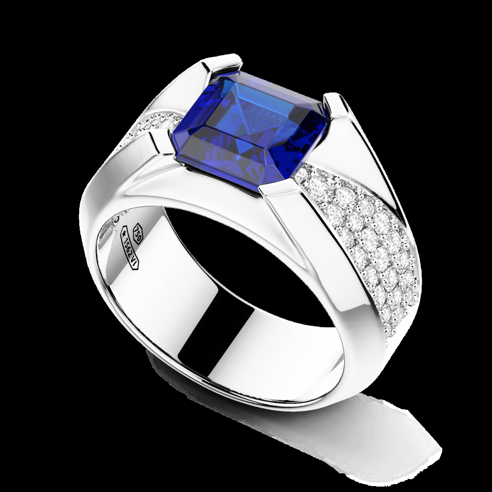 Zancan Anello Zancan in oro 18kt con zaffiro blu Offerta per la Festa della Mamma