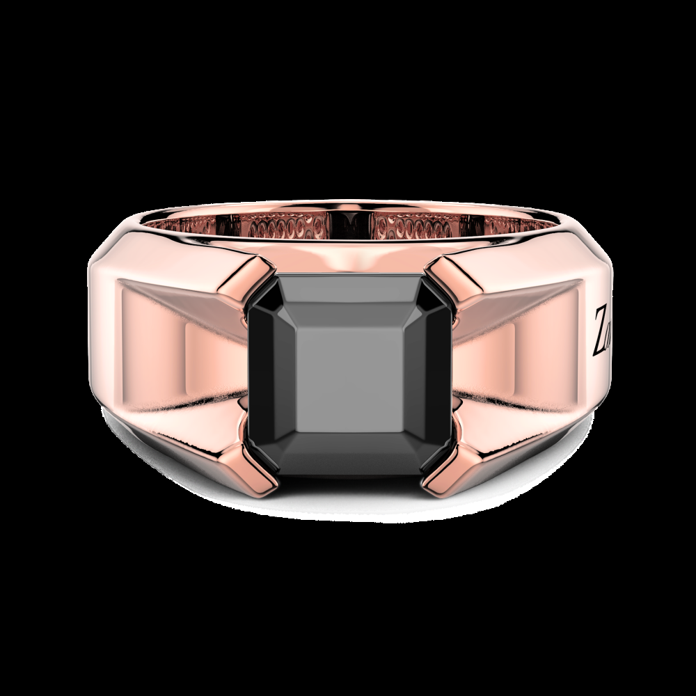 Zancan Anello Zancan in oro 18kt con diamante nero Offerta Anniversario
