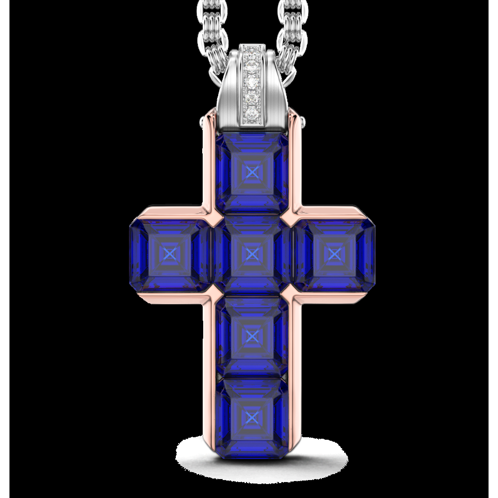Zancan Collana Zancan in oro 18k con zaffiri blu Online Outlet