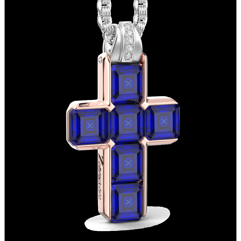 Zancan Collana Zancan in oro 18k con zaffiri blu Online Outlet