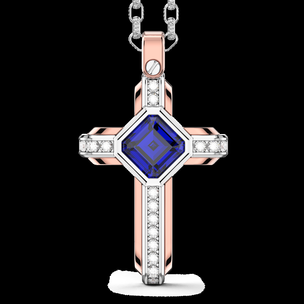Zancan Collana Zancan in oro 18k con zaffiro blu Offerte esclusive