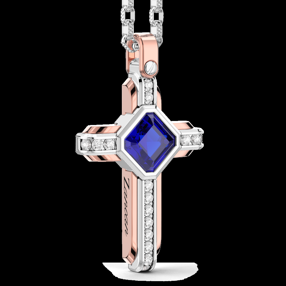 Zancan Collana Zancan in oro 18k con zaffiro blu Offerte esclusive