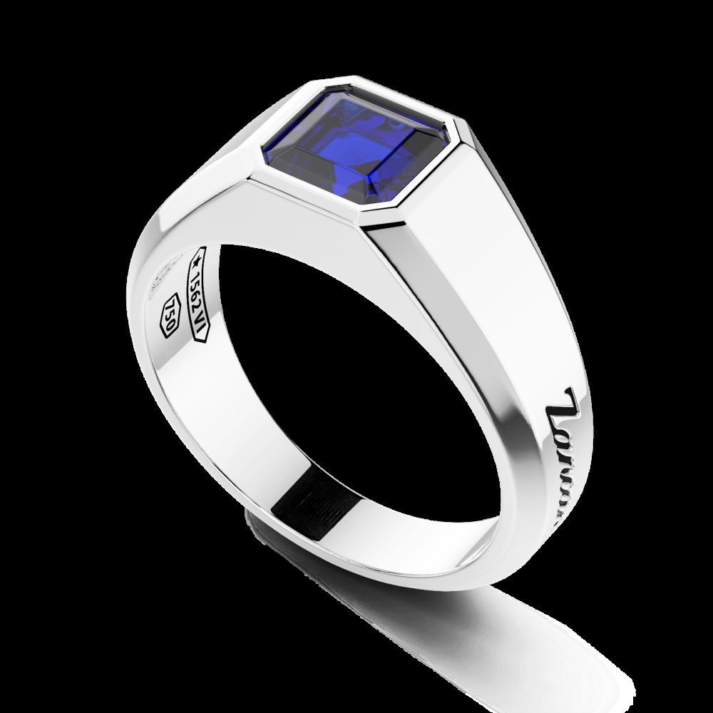 Zancan Anello Zancan in oro 18kt con zaffiro blu Grandi sconti