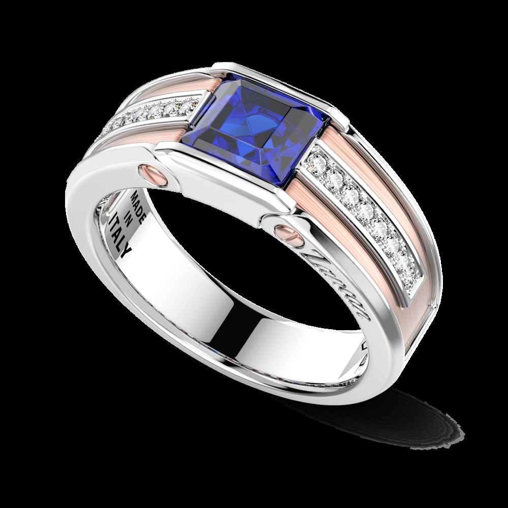 Zancan Anello Zancan in oro 18kt con zaffiro blu Bestseller