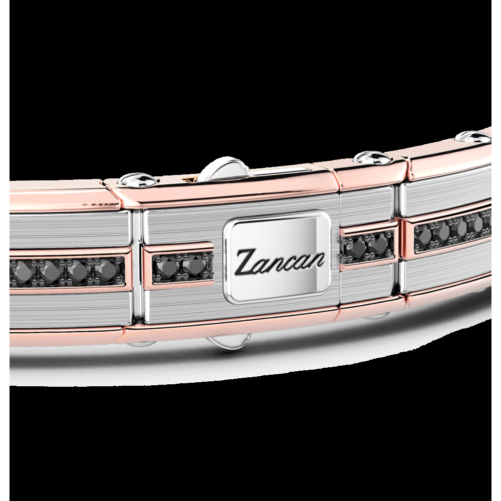 Zancan Bracciale Zancan in oro 18kt con diamanti neri Offerte speciali