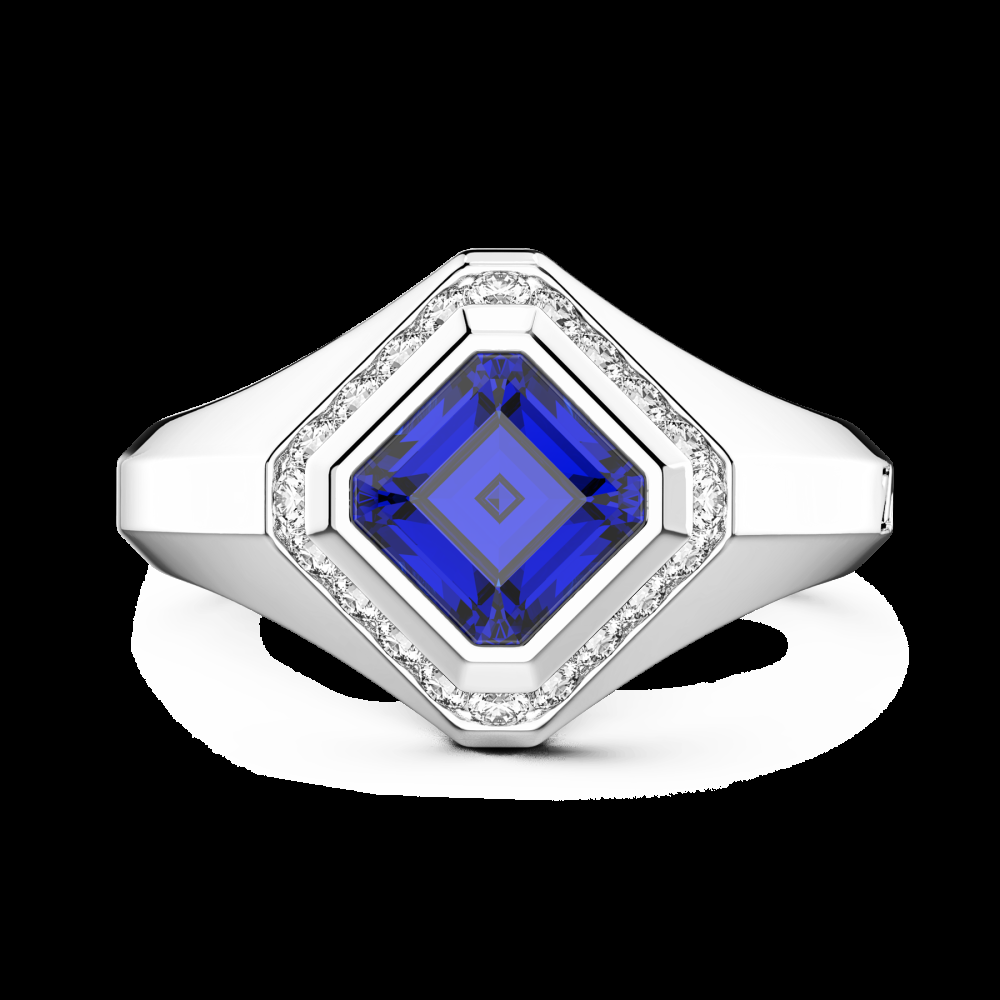 Zancan Anello Zancan in oro 18kt con zaffiro blu