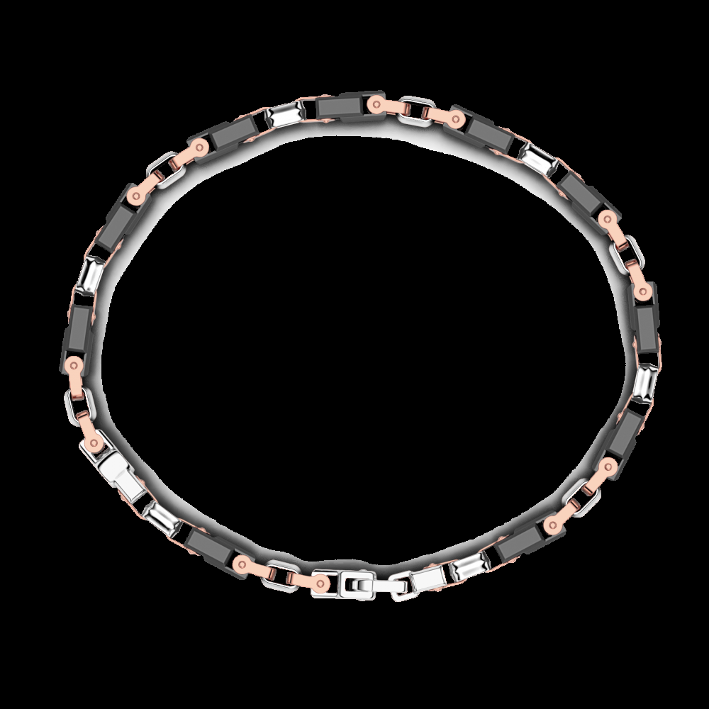 Zancan Bracciale Zancan in oro 18kt e ceramica nera Latest stili