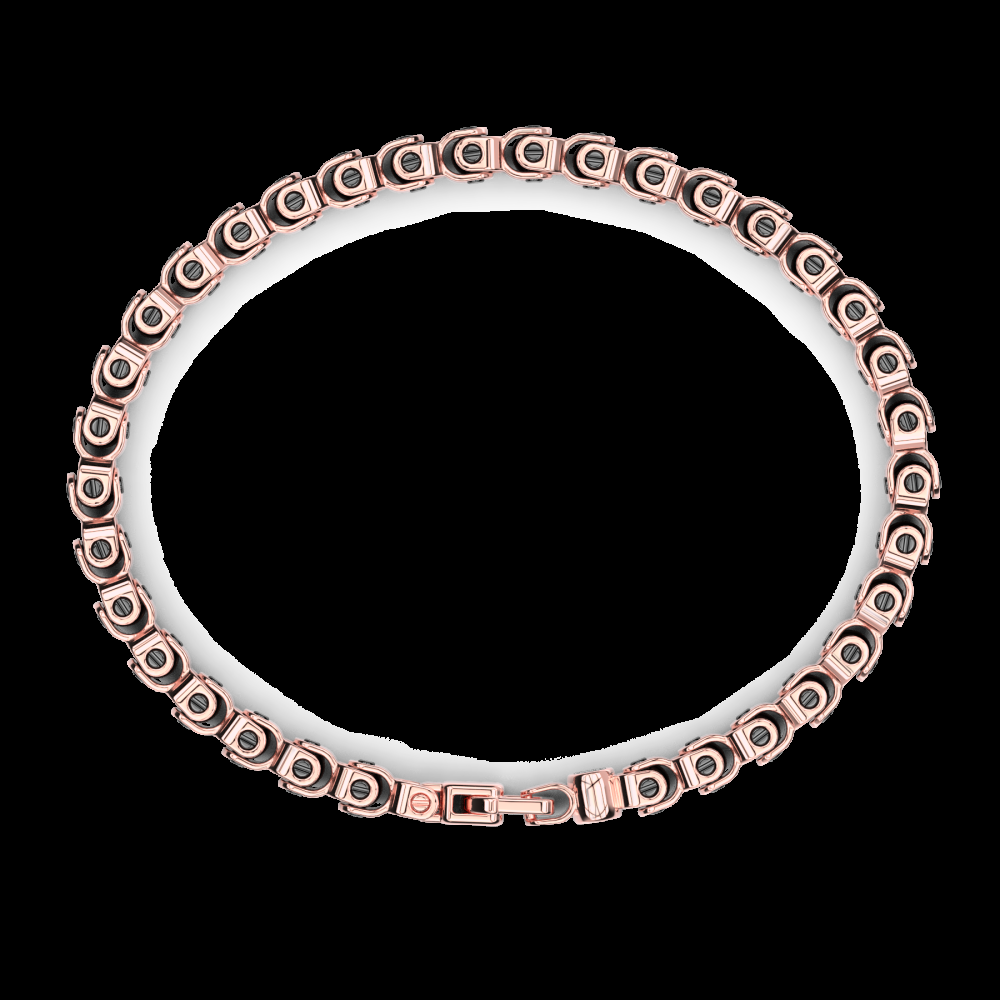 Zancan Bracciale Zancan in oro 18kt e ceramica nera Promozione temporanea