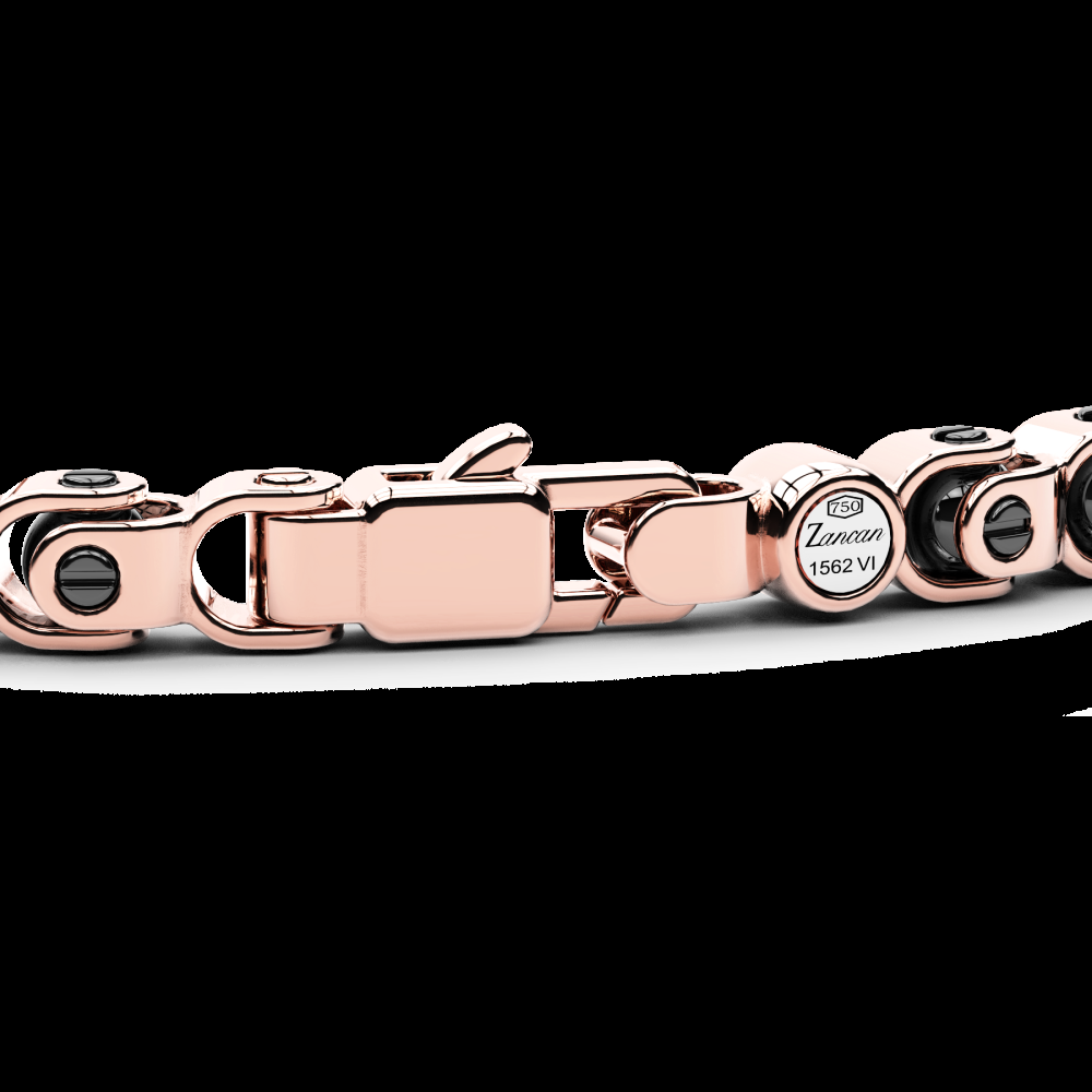 Zancan Bracciale Zancan in oro 18kt e ceramica nera Promozione temporanea