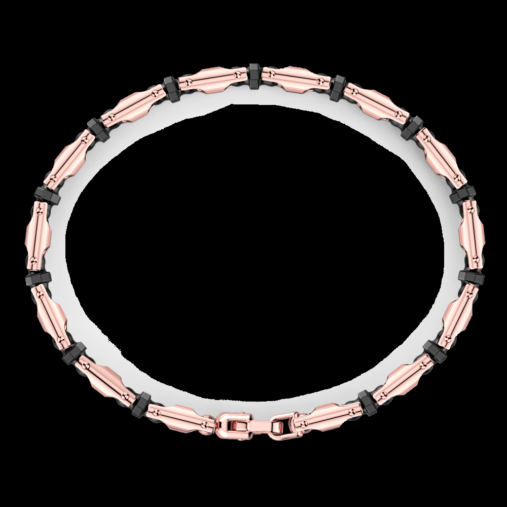 Zancan Bracciale Zancan in oro 18kt e ceramica nera Fino al 55% di sconto