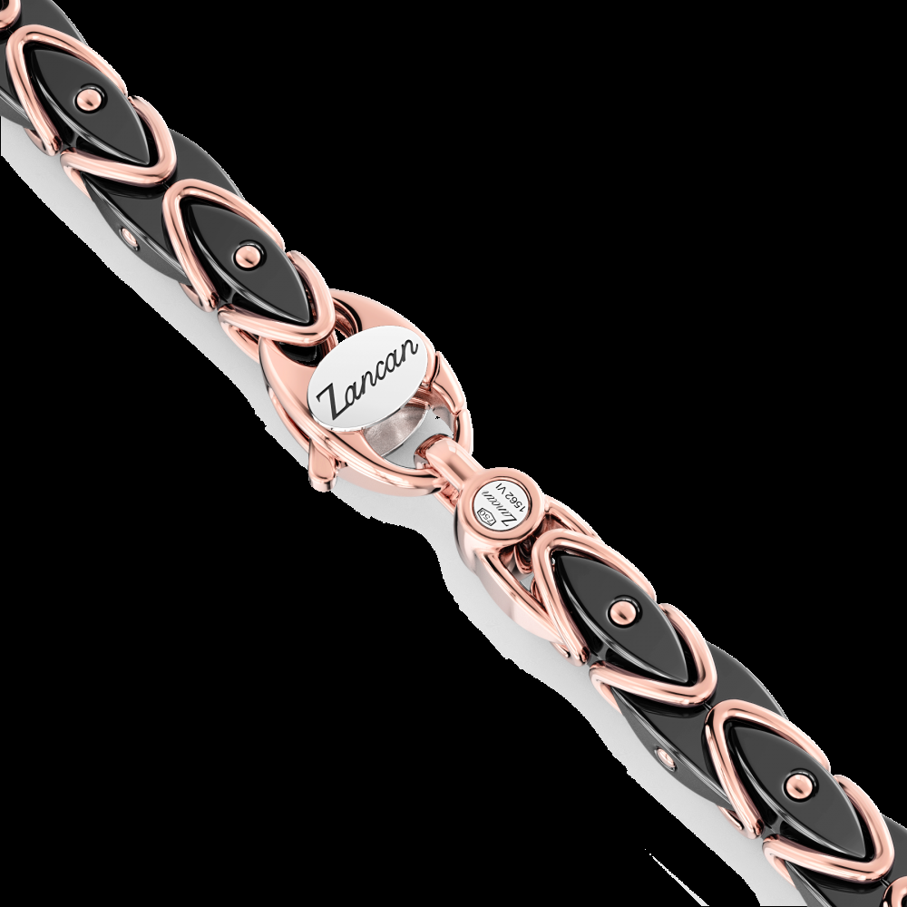 Zancan Collana Zancan in oro 18kt e ceramica nera Discount Store per i nuovi prodotti