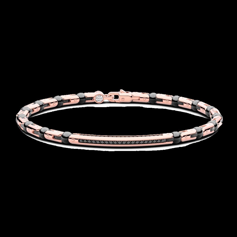 Zancan Bracciale Zancan in oro 18kt ceramica e diamanti Solo un giorno rimasto