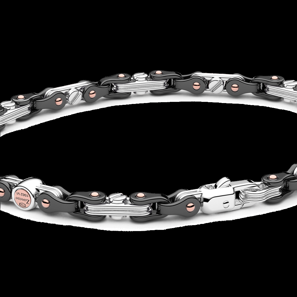 Zancan Bracciale Zancan in oro 18kt e ceramica nera 50% di sconto con spedizione gratuita