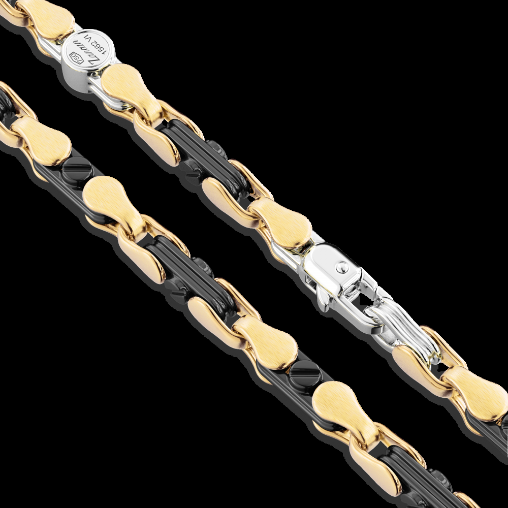 Zancan Collana Zancan in oro 18kt e ceramica nera Esporta salva