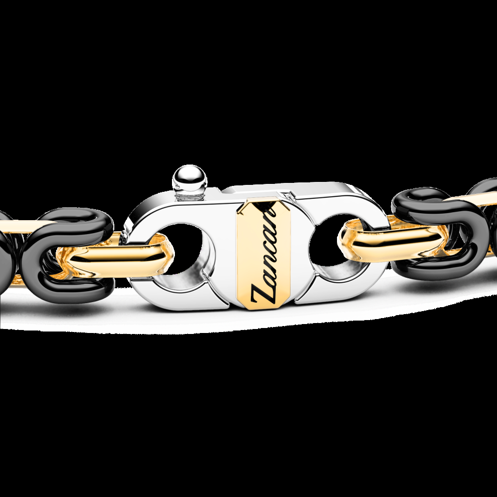 Zancan Bracciale Zancan in oro 18kt e ceramica nera Black Friday Prezzi