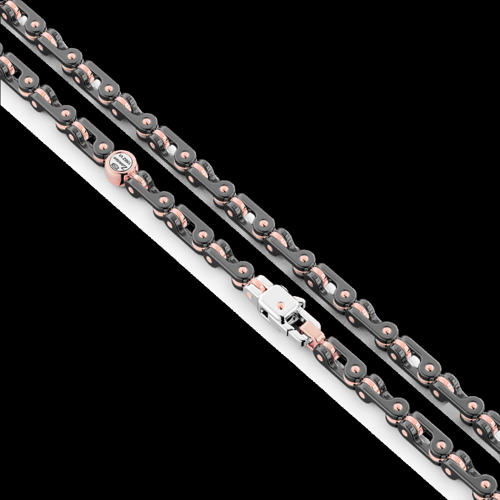 Zancan Collana Zancan in oro 18kt e ceramica nera 50% di sconto per tempo limitato