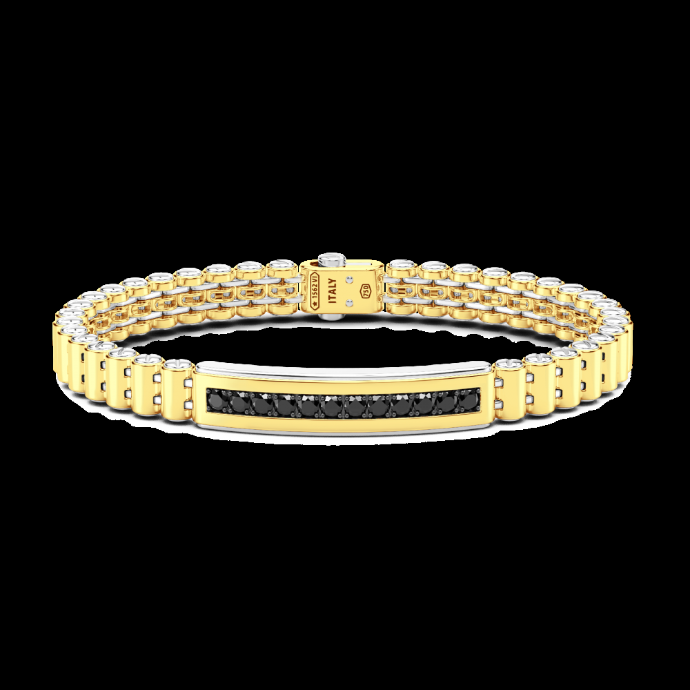 Zancan Bracciale Zancan in oro 18kt e diamanti neri Qualità