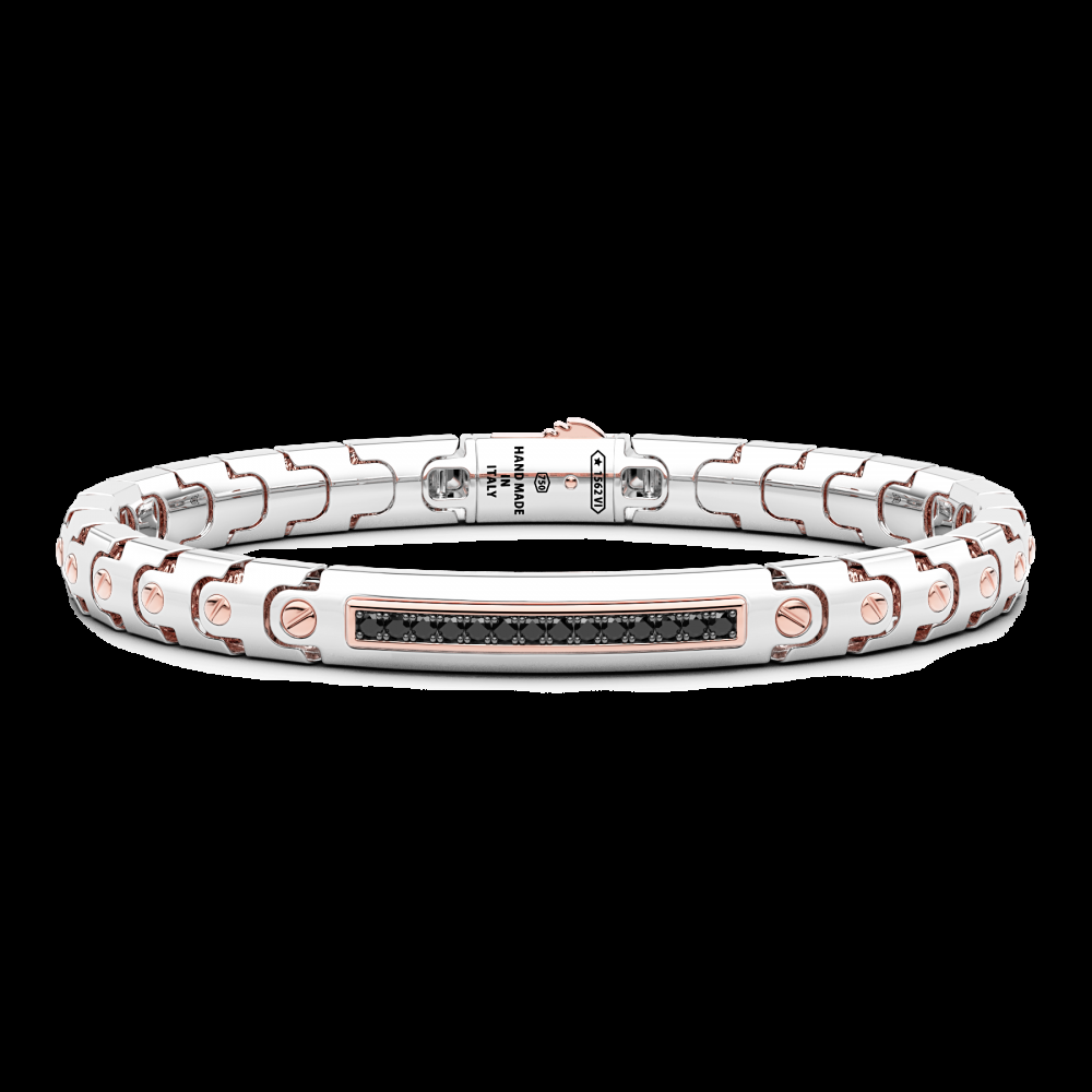 Zancan Bracciale Zancan in oro 18kt con diamanti neri Pezzi Unici