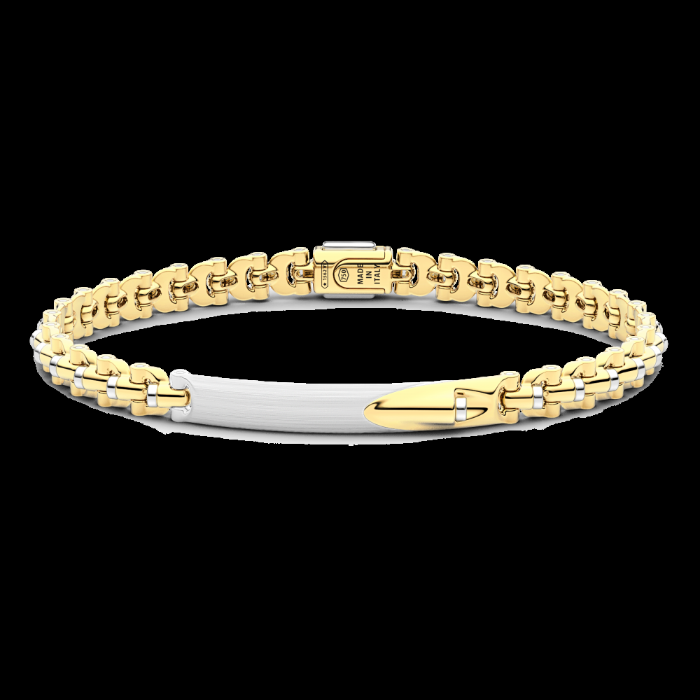 Zancan Bracciale Zancan in oro 18kt con targa centrale Promozione Limitata