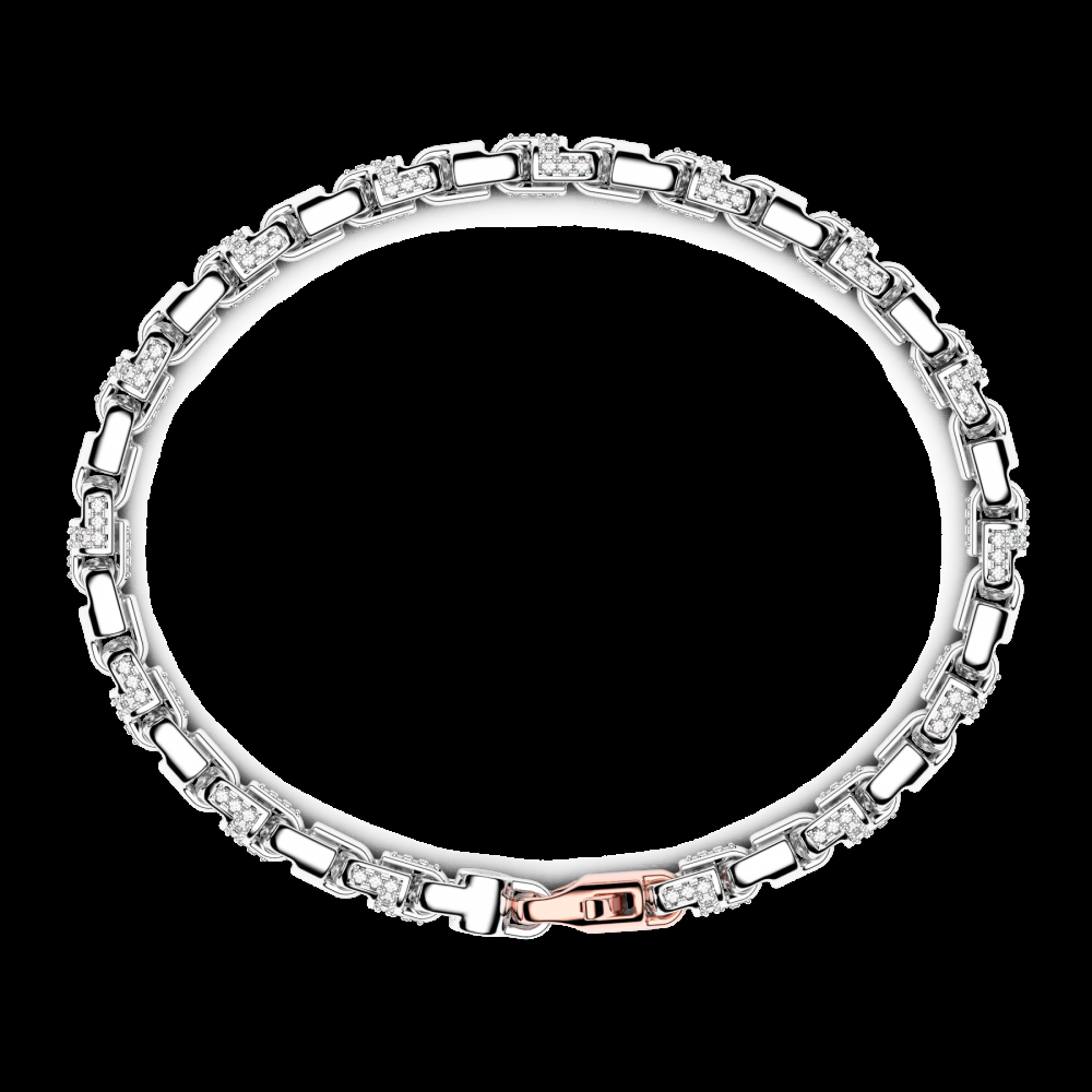 Zancan Bracciale Zancan in oro bianco 18kt e diamanti Economico