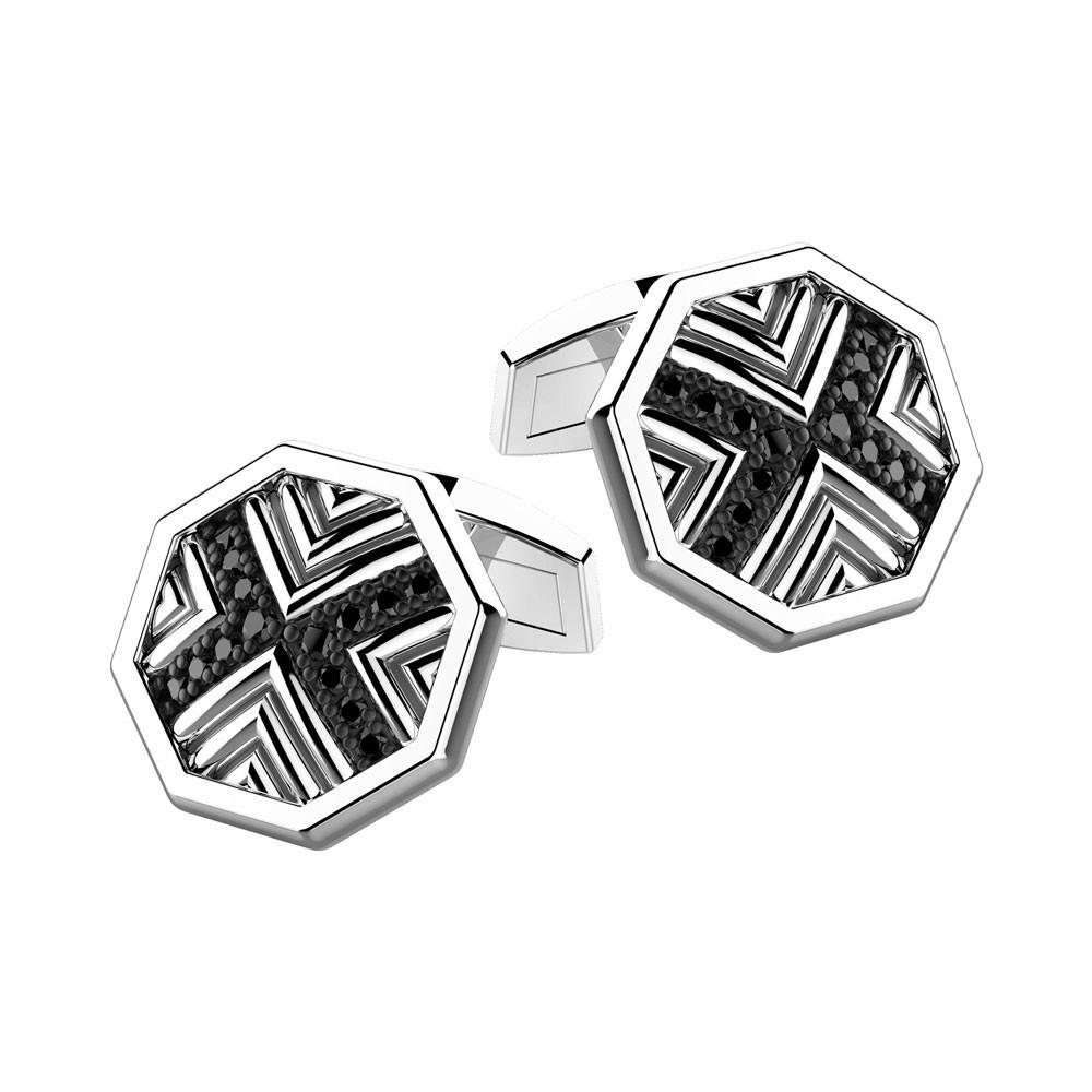 Zancan Gemelli Zancan in argento con pietre nere