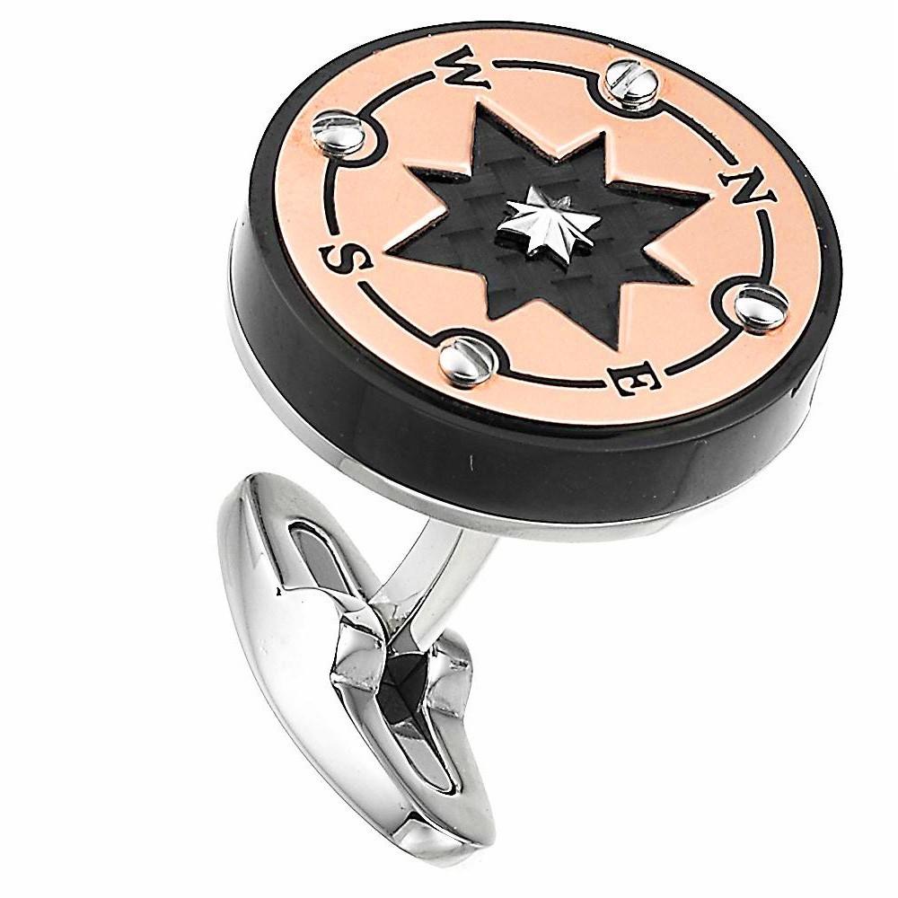 Zancan Gemelli Zancan in acciaio nero con rosa dei venti Prezzo di fabbrica