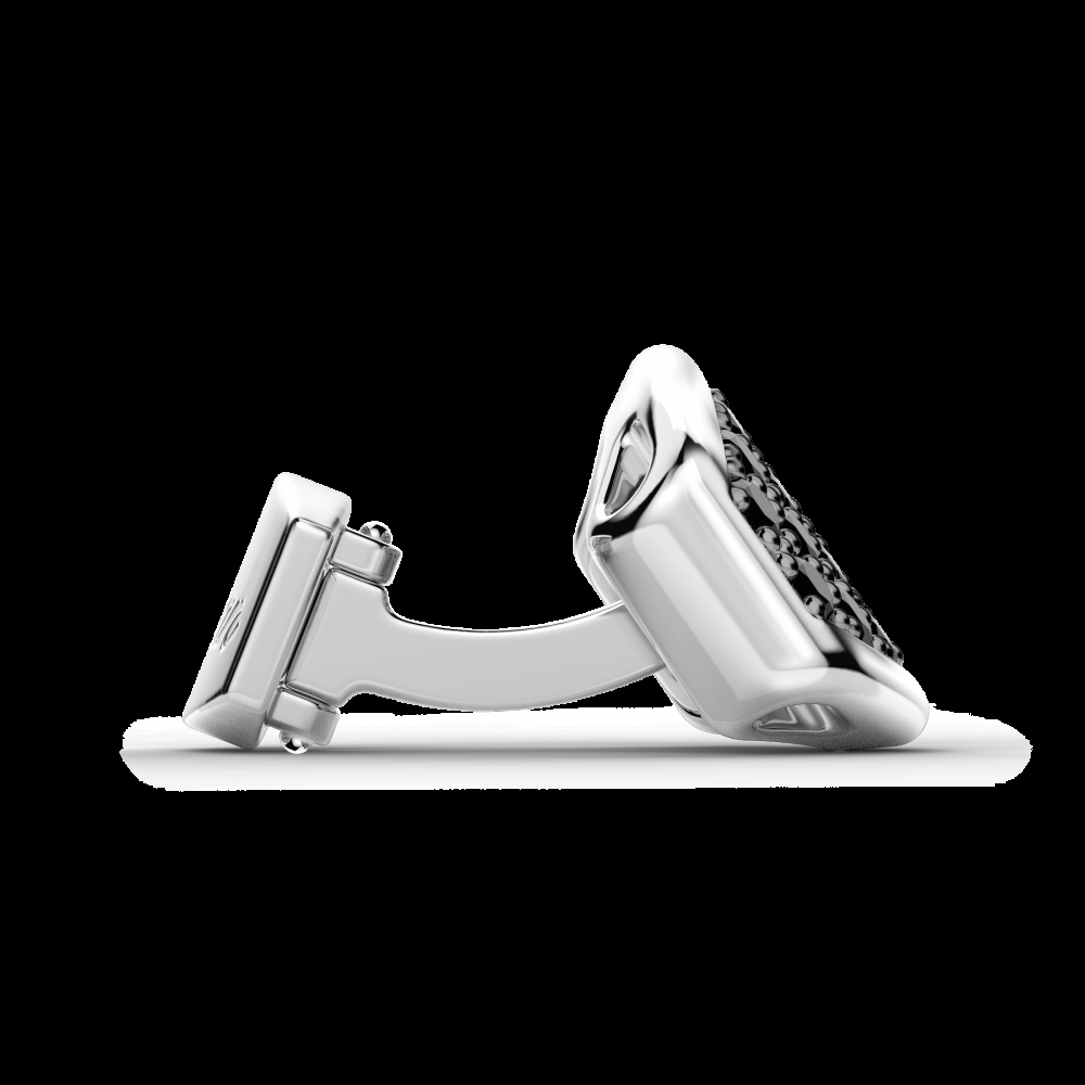 Zancan Gemelli Zancan in argento con pietre nere Cyber Monday