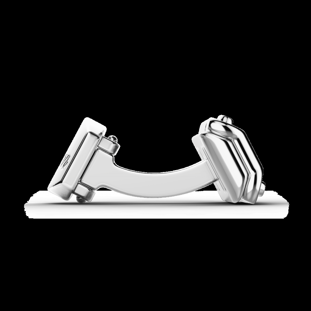 Zancan Gemelli Zancan in argento con pietre nere Offerta natalizia