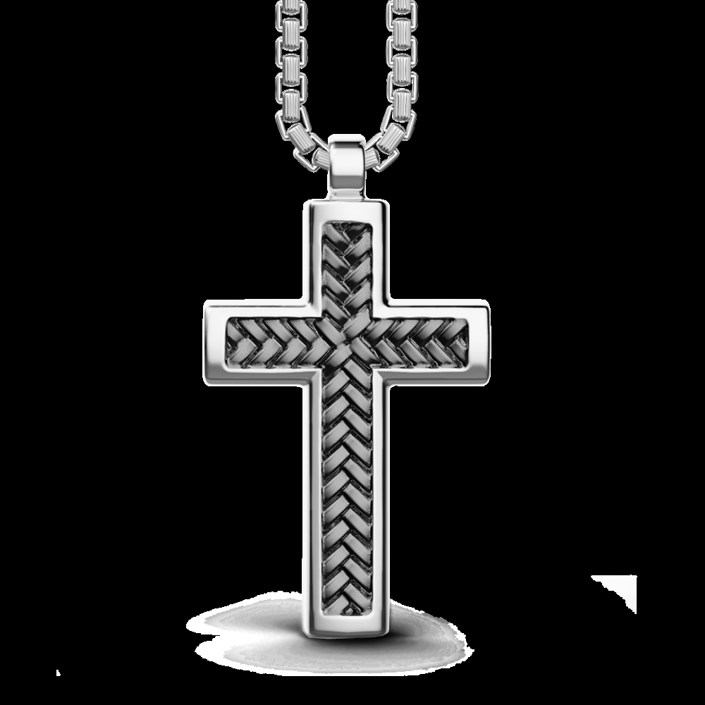 Zancan Collana Zancan in argento con pendente a croce 50% di sconto con spedizione gratuita