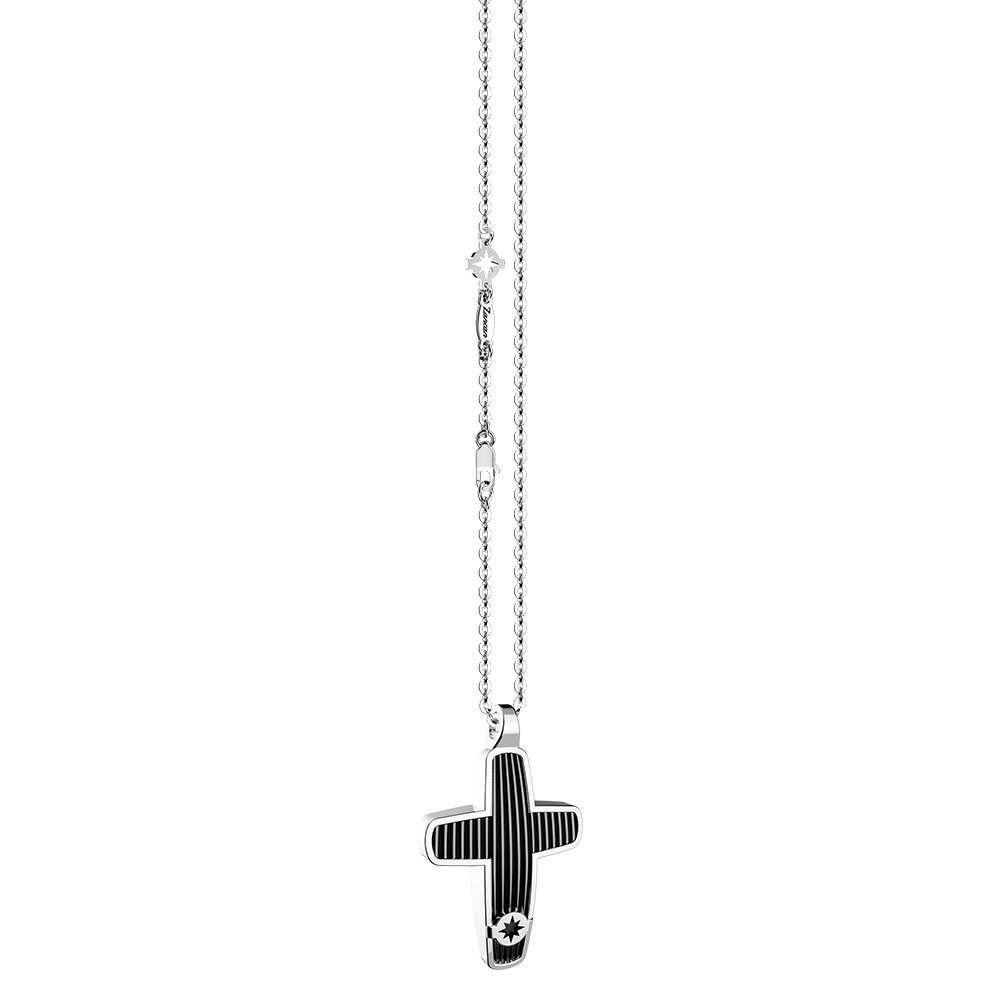 Zancan Collana Zancan in argento con pendente a croce Soddisfazione Garantita