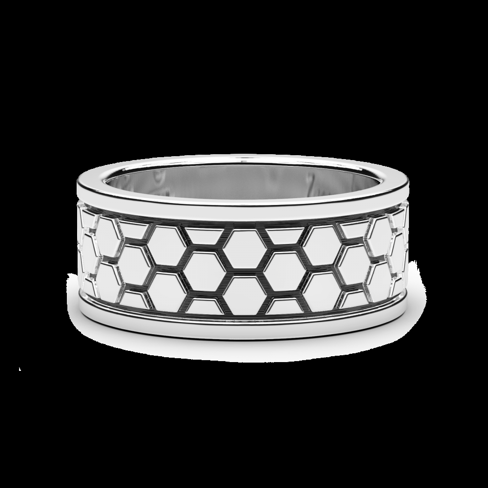 Zancan Anello a fascia Zancan in argento