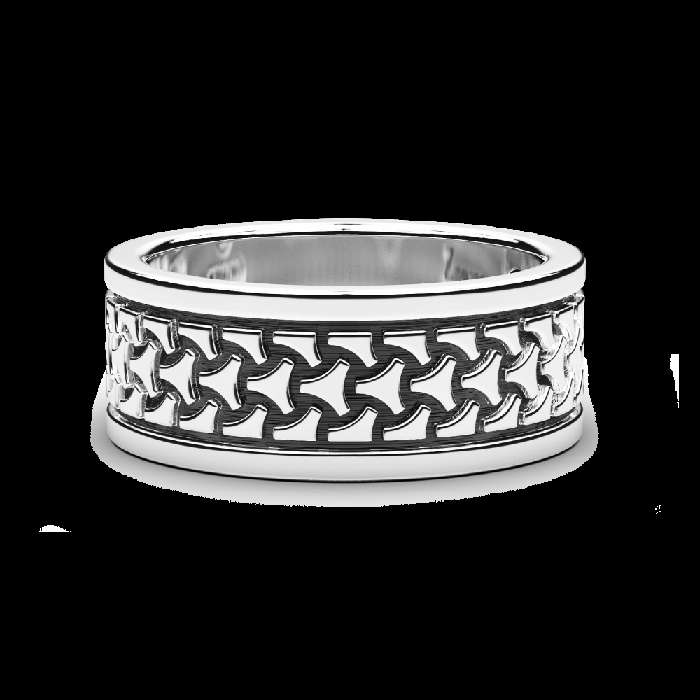 Zancan Anello a fascia Zancan in argento