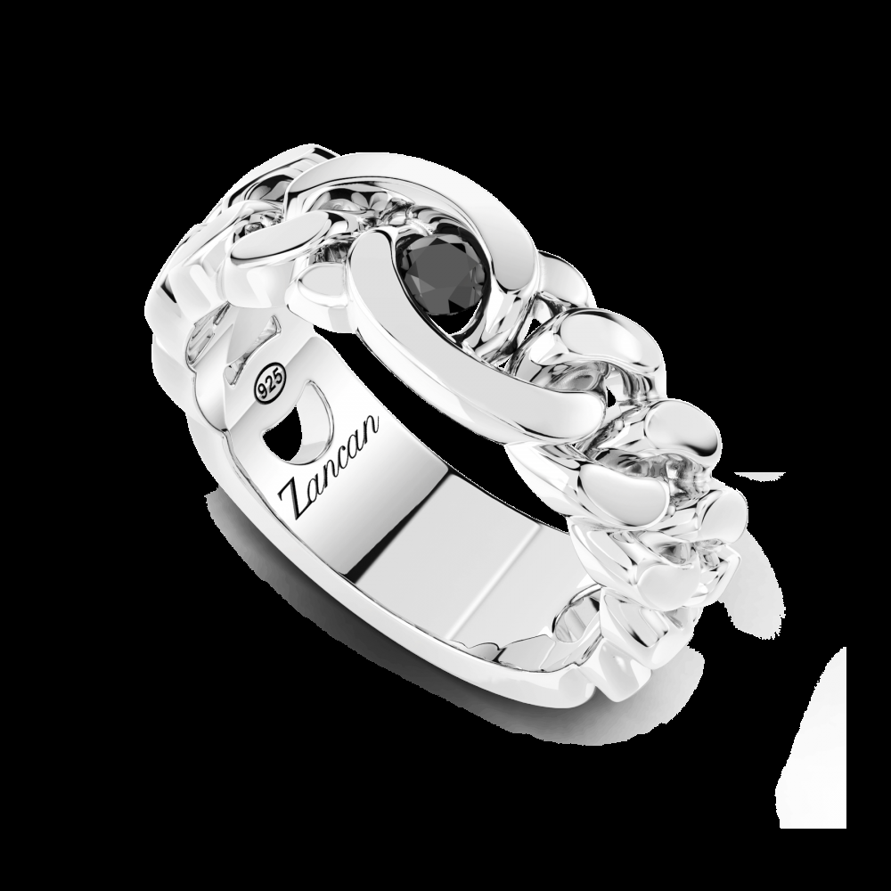 Zancan Anello in argento Zancan con pietre naturali Outlet