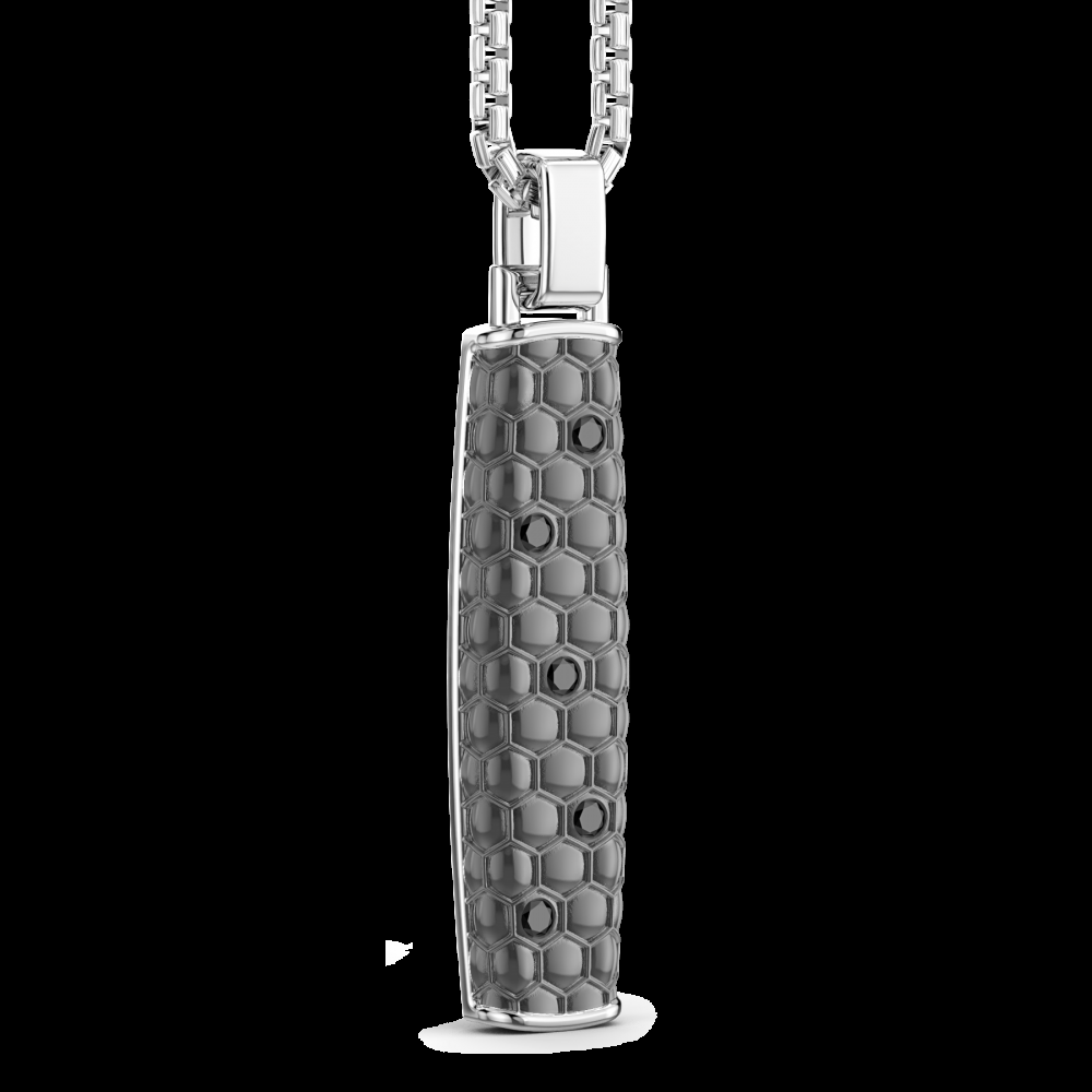 Zancan Collana Zancan in argento con pendente a stick In Vendita