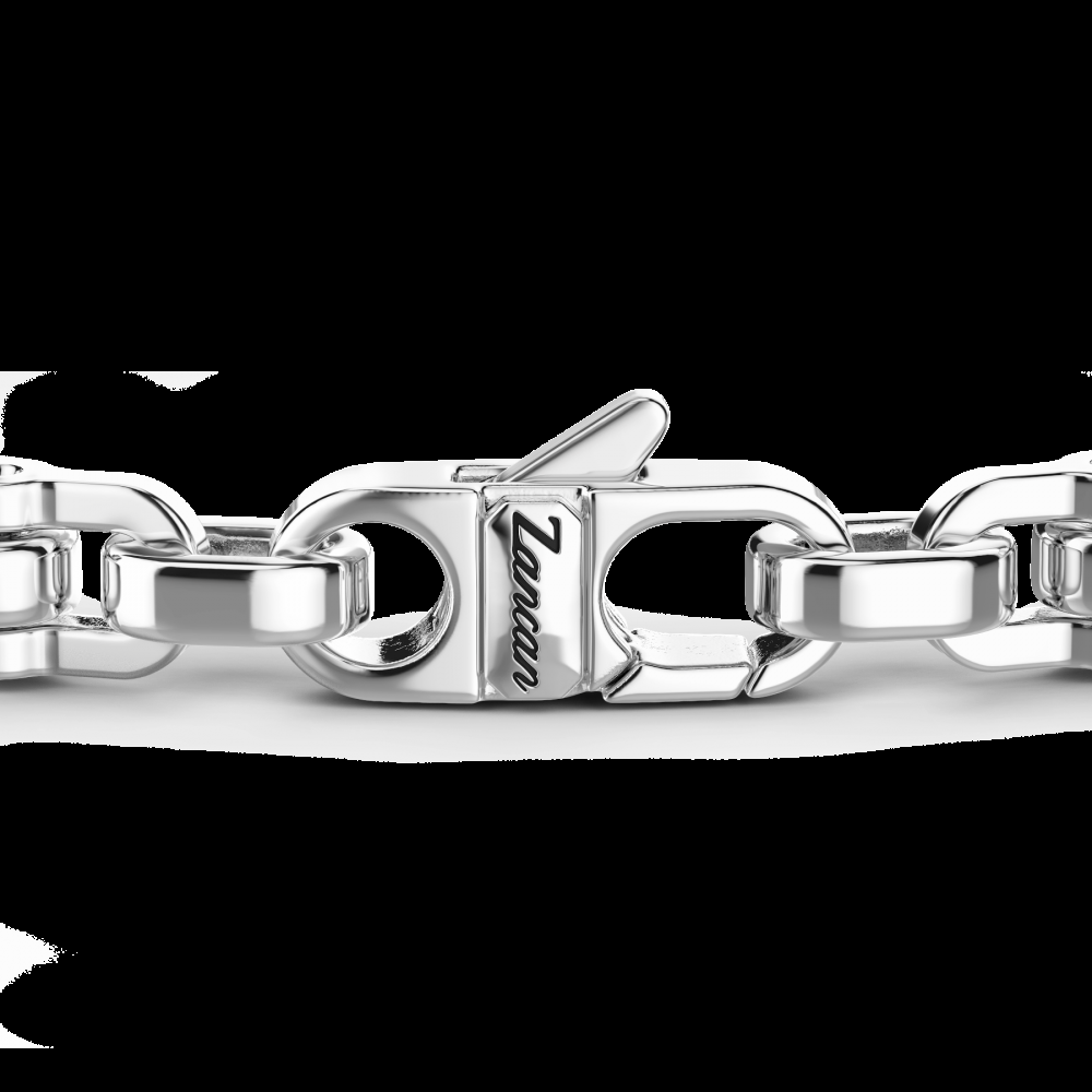 Zancan Bracciale solo maglia Zancan in argento con pietre nere Hotsell