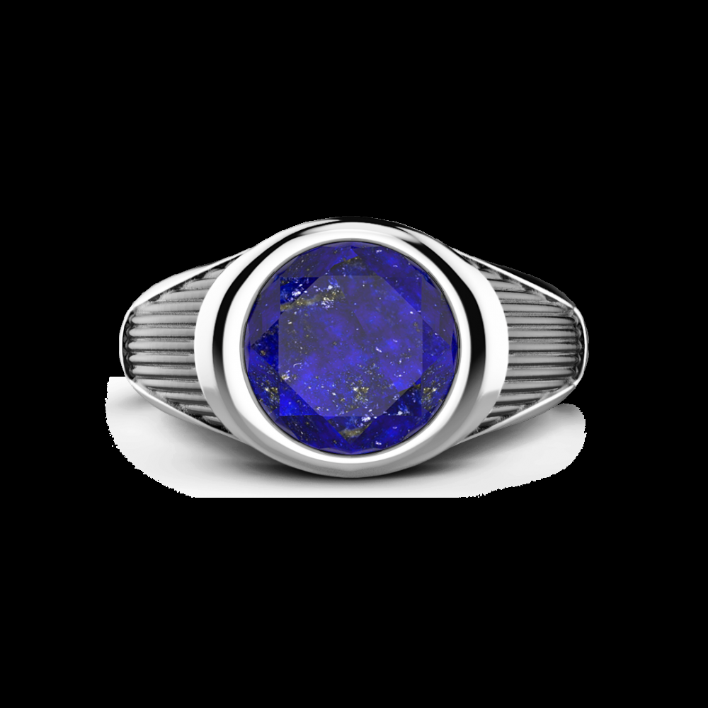 Zancan Anello Zancan in argento con pietra blu