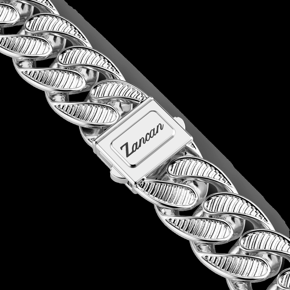 Zancan Collana a grumetta larga Zancan con finiture striate Officina