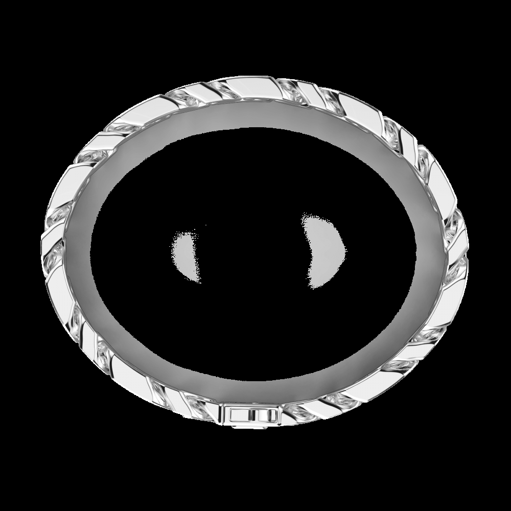 Zancan Bracciale a grumette Zanca in argento con pietre nere Black Friday Prezzi