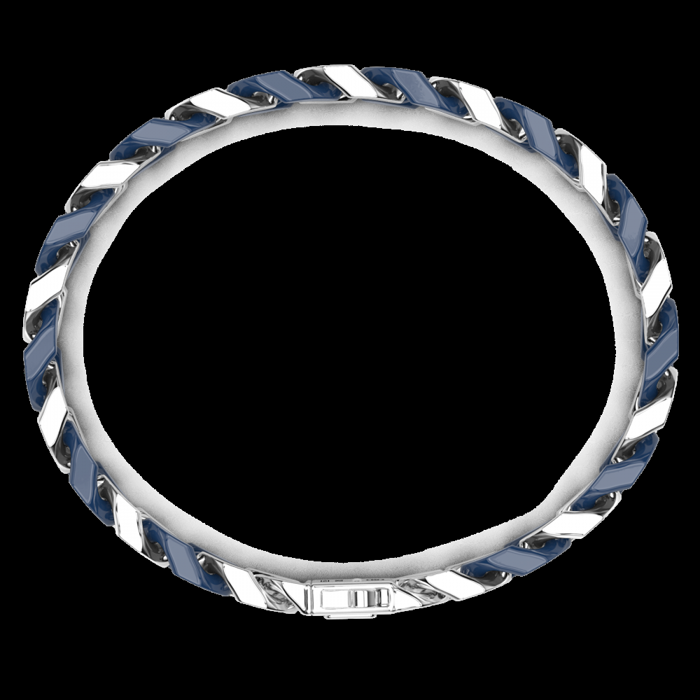 Zancan Bracciale a grumette Zanca in argento e ceramica Duty-free
