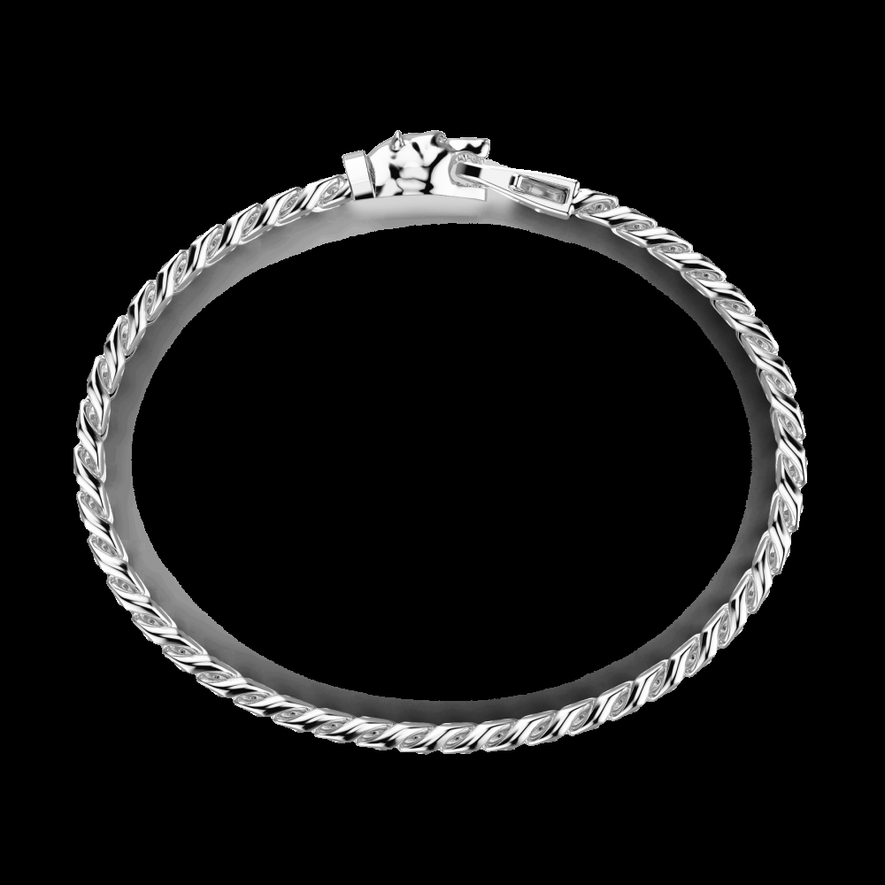 Zancan Bracciale a grumetta Zancan in argento con chiusura a testa d'orso 2025