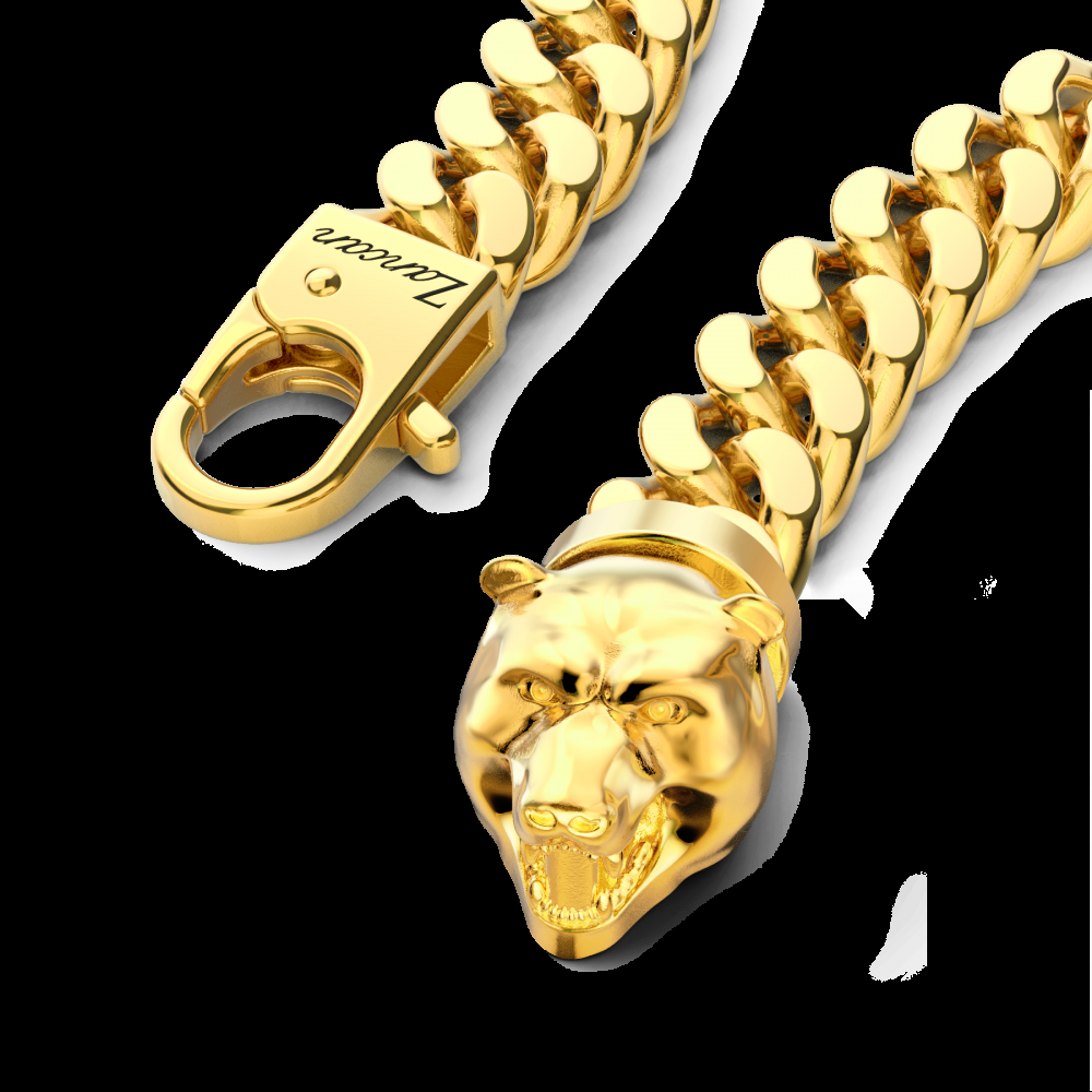 Zancan Bracciale a grumetta Zancan in argento con chiusura a testa d'orso Italy
