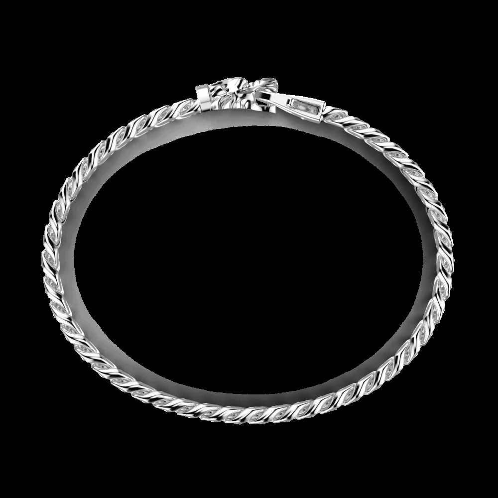 Zancan Bracciale a grumetta Zancan in argento con chiusura a testa di leone Negozi Online