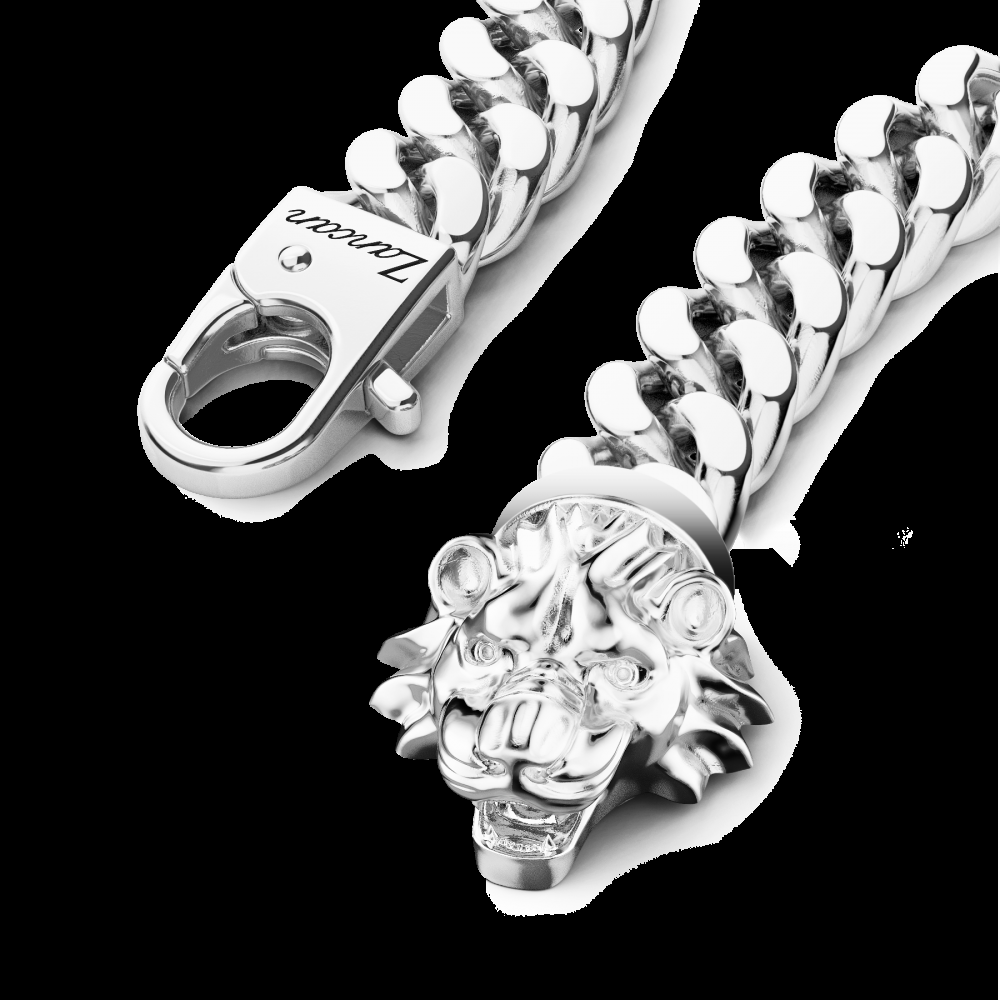 Zancan Bracciale a grumetta Zancan in argento con chiusura a testa di leone Negozi Online