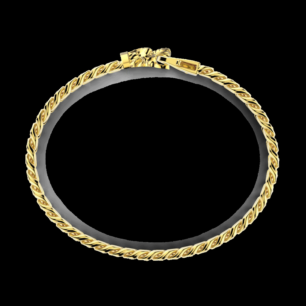 Zancan Bracciale a grumetta Zancan in argento con chiusura a testa di leone Acquista Ora