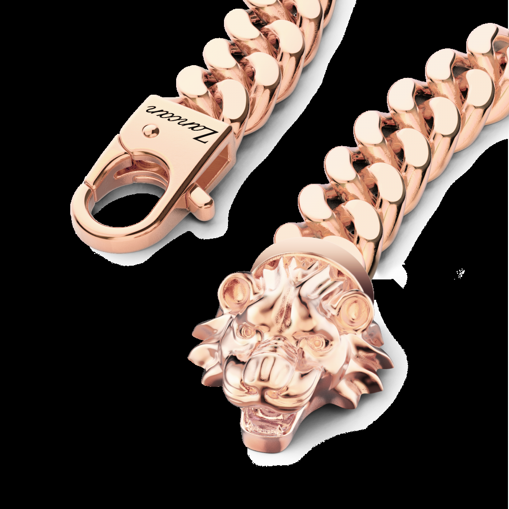 Zancan Bracciale a grumetta Zancan in argento con chiusura a testa di leone Promozione Limitata
