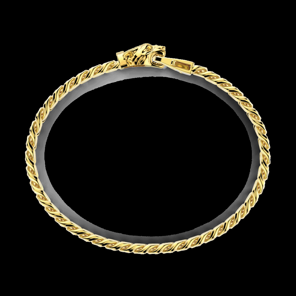 Zancan Bracciale a grumetta Zancan in argento con chiusura a testa di pantera Shopping Online