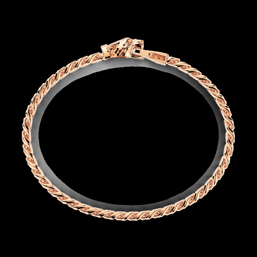 Zancan Bracciale a grumetta Zancan in argento con chiusura a testa di pantera Prezzo Ridotto