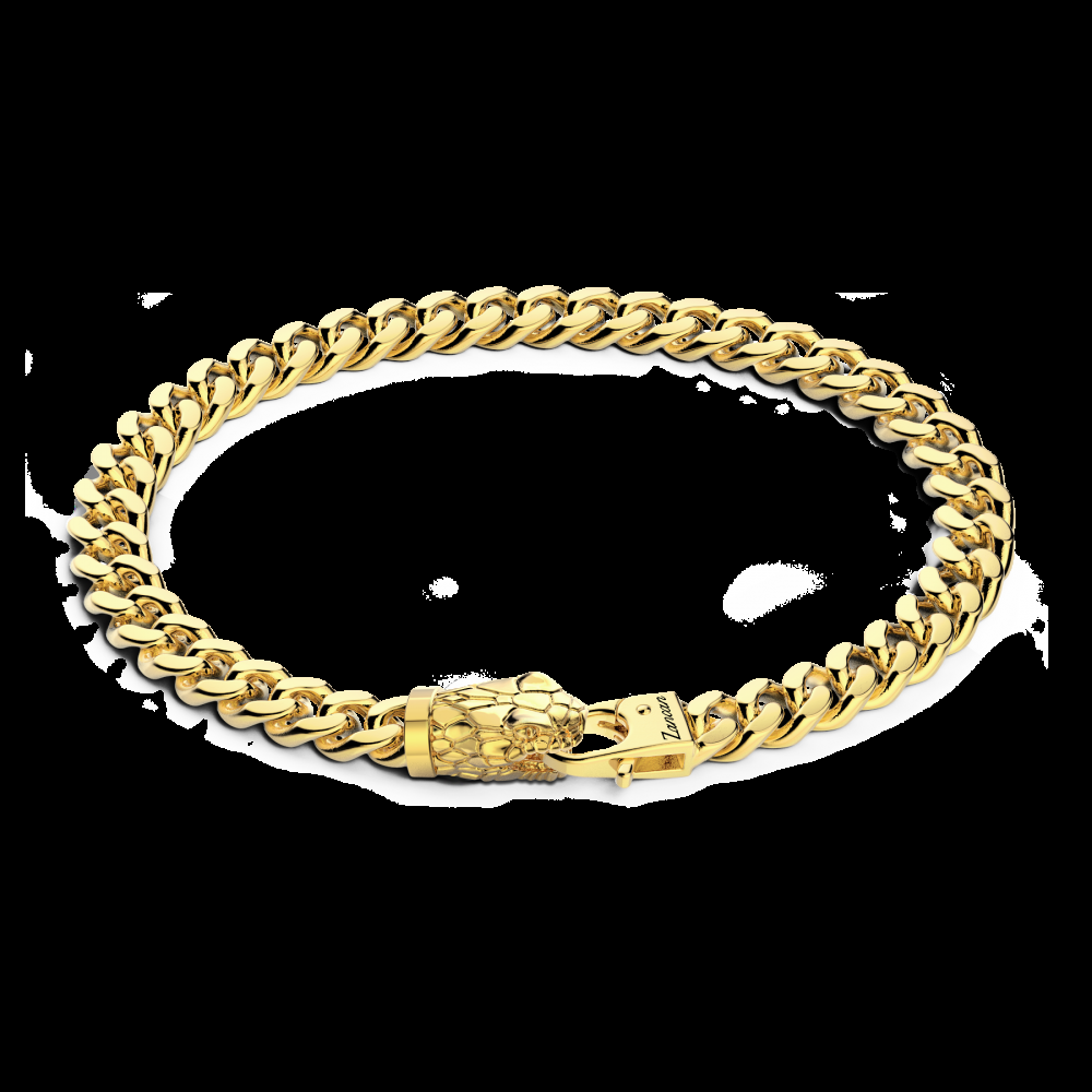 Zancan Bracciale-a grumetta-zancan-in-argento-con-chiusura-a-testa-di-serpente