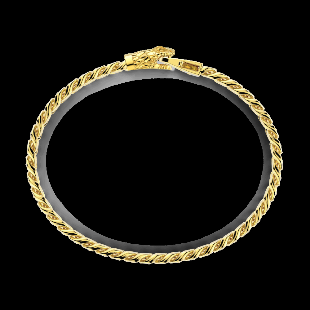 Zancan Bracciale-a grumetta-zancan-in-argento-con-chiusura-a-testa-di-serpente Convenienza