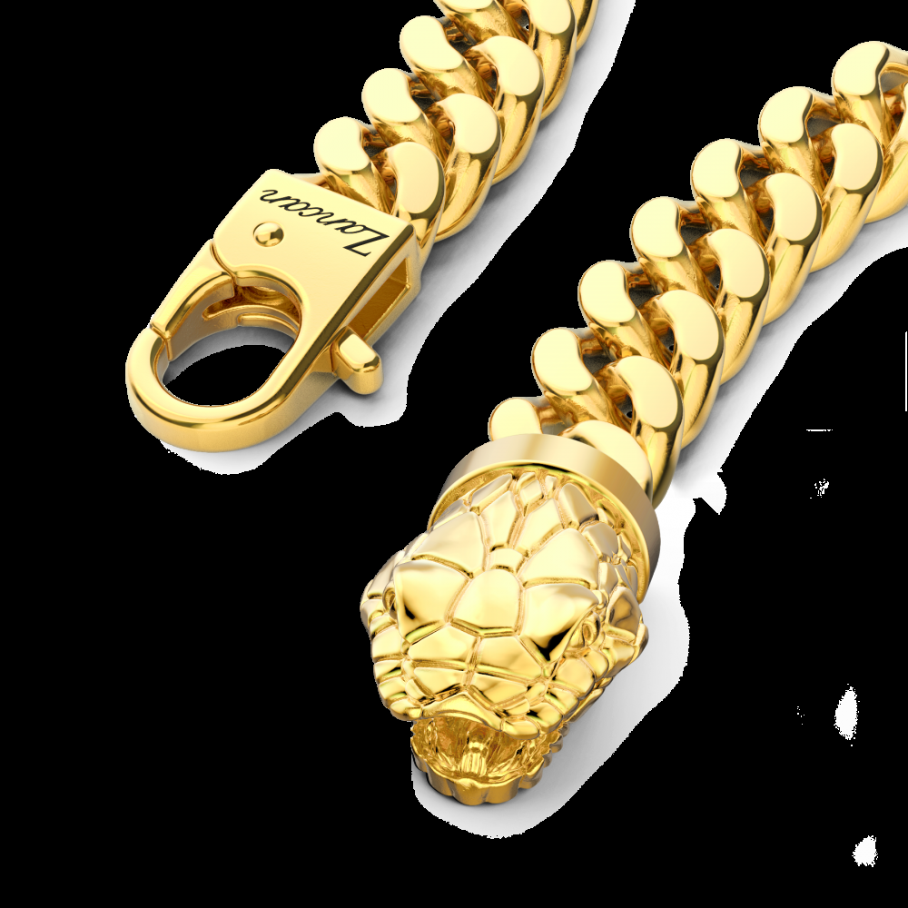 Zancan Bracciale-a grumetta-zancan-in-argento-con-chiusura-a-testa-di-serpente Convenienza